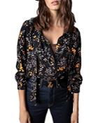 Zadig & Voltaire Taos Spark Flowers Blouse