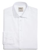 Armani Collezioni Micro Stripe Textured Classic Fit Dress Shirt