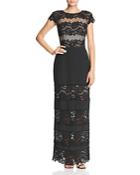 Bronx And Banco Banded Lace Gown