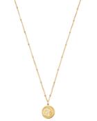 Zoe Lev 14k Yellow Gold Diamond Moon Medallion Necklace, 18