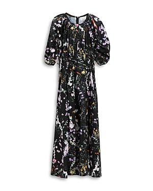 3.1 Phillip Lim Floral Print Puff Sleeve Dress