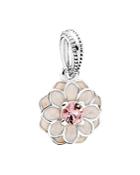 Pandora Dangle Charm - Sterling Silver, Cubic Zirconia & Enamel Blooming Dahlia, Moments Collection