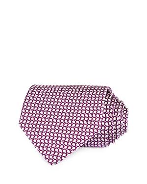 Salvatore Ferragamo Ming Ping Pong Pattern Silk Classic Tie