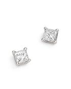 Bloomingdale's Diamond Princess-cut Studs In 14k White Gold, 0.25 Ct. T.w. - 100% Exclusive