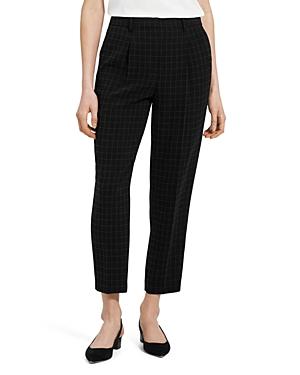 Theory Treeca Checkered Cropped Pants