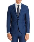 Hugo Arti Blue Sharkskin Extra Slim Fit Suit Jacket