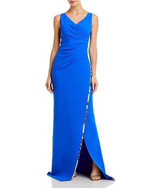 Chiara Boni La Petite Robe Sayah Sleeveless V Neck Gown
