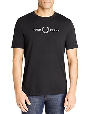 Fred Perry Cotton Logo Slim Fit Tee