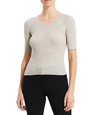 Theory Leenda Wool Pullover Top