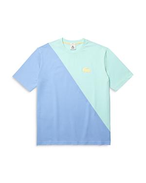 Lacoste Unisex Loose Fit Bicolor Cotton Tee