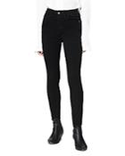 Sanctuary Social High-rise Skinny Ankle Jeans In Black