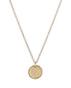 David Yurman V Initial Charm Necklace With Diamonds In 18k Gold, 16-18