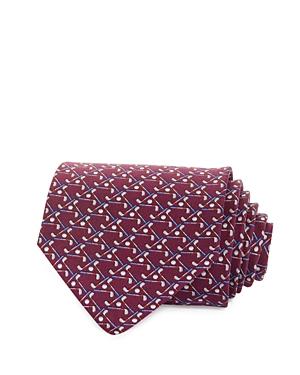 Salvatore Ferragamo Golf Clubs Silk Classic Tie