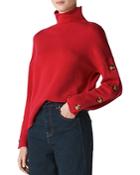 Whistles Funnel-neck Wool & Cashmere Sweater