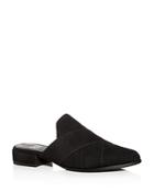 Eileen Fisher Women's Tumbled Nubuck Leather Mules