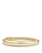 David Yurman Pure Form Smooth Bracelet In 18k Gold