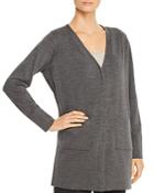 Eileen Fisher Merino Wool V-neck Cardigan Sweater - 100% Exclusive
