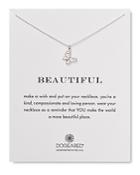 Dogeared Butterfly Pendant Necklace, 18