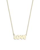 Moon & Meadow 14k Yellow Gold Love Bar Necklace, 16 - 100% Exclusive