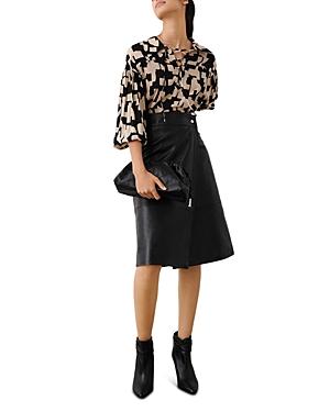 Ba & Sh Lili Leather Skirt