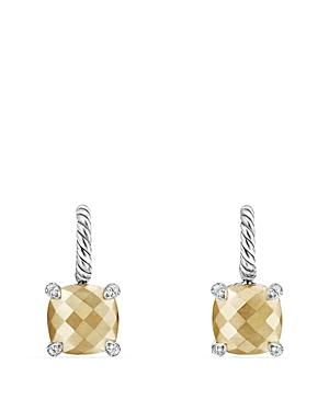 David Yurman Chatelaine Drop Earrings With 18k Gold And Diamonds