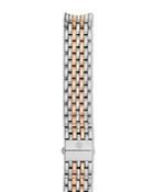 Michele Serein Two-tone Stainless Steel & Rose Gold 7-link Watch Bracelet, 16mm