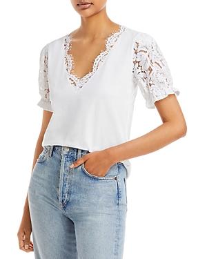 Generation Love Jess Lace Puff Sleeve Top