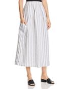 Eileen Fisher Organic Linen Striped Skirt - 100% Exclusive