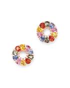 Bloomingdale's Rainbow Sapphire Stud Earrings In 14k Rose Gold - 100% Exclusive