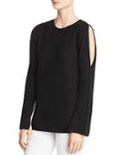 C By Bloomingdale's Cold-shoulder Lightweight Cashmere Sweater - 100% Exclusive