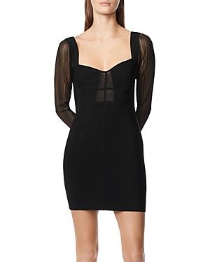 Herve Leger Illusion Bustier Mini Dress