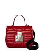 Furla Fortuna Small Quilted Leather Convertible Satchel