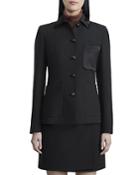 Lafayette 148 New York Patch Pocket Tailored Blazer