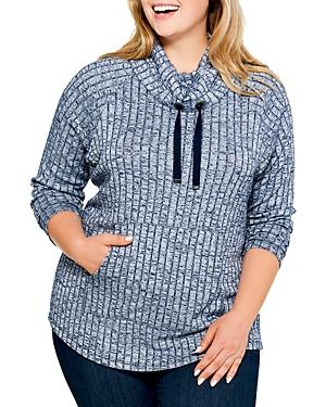 Nic+zoe Plus Champion Cowlneck Top