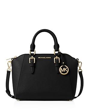Michael Michael Kors Ciara Medium Leather Messenger Bag