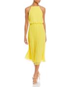 Sam Edelman Blouson Pleated Skirt Midi Dress - 100% Exclusive