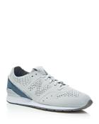 New Balance Men's 696 Deconstructed Leather Lace Up Sneakers