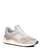 New Balance Men's X-90 Suede Lace Up Sneakers