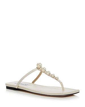 Jimmy Choo Women's Alaina Embellished Thong Sandals