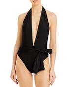 Ramy Brook Verona Plunge One Piece Swimsuit