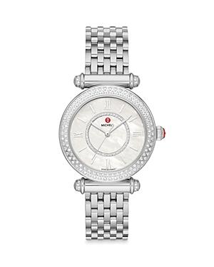 Michele Caber Stainless Steel Diamond Watch, 35mm (40% Off) - Comparable Value $2395