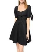 Pinko Assolto Square Neck Mini Dress