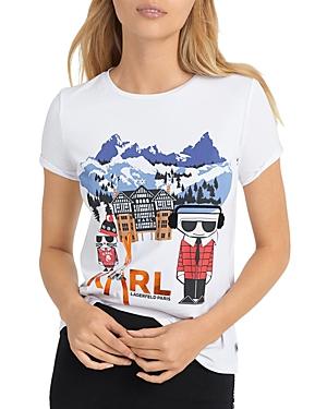 Karl Lagerfeld Paris Apres Ski Logo Tee