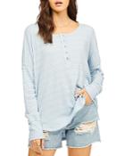 Billabong Any Day Striped Thermal Henley