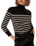 Marella Ricola Striped Turtleneck Sweater