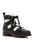 Jimmy Choo Women's Bei Shearling Lace Up Ankle Booties