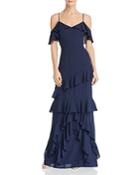 Wayf Danielle Off-the-shoulder Tiered Ruffle Dress