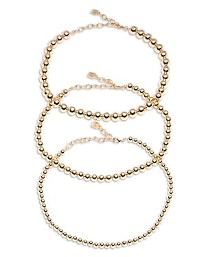 Dannijo Beaded Necklace Trio, 14-17