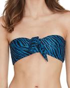 Faithfull The Brand Tropez Animal Print Bandeau Bikini Top