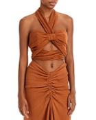 Just Bee Queen Kim Crop Top Swim Cover-up